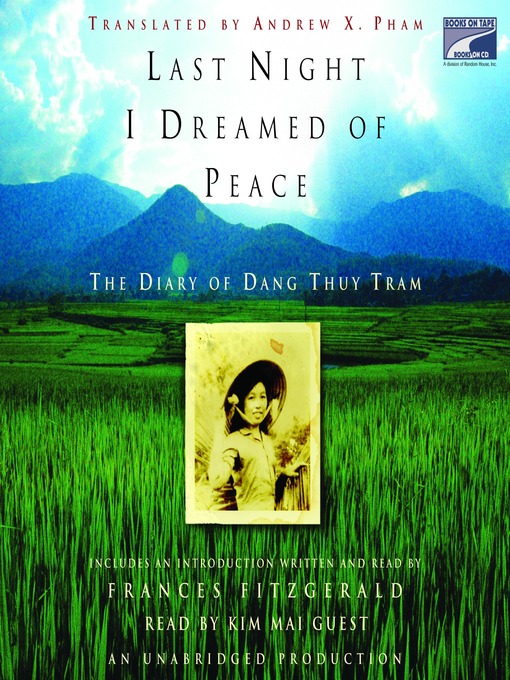 Title details for Last Night I Dreamed of Peace by Dang Thuy Tram - Wait list
